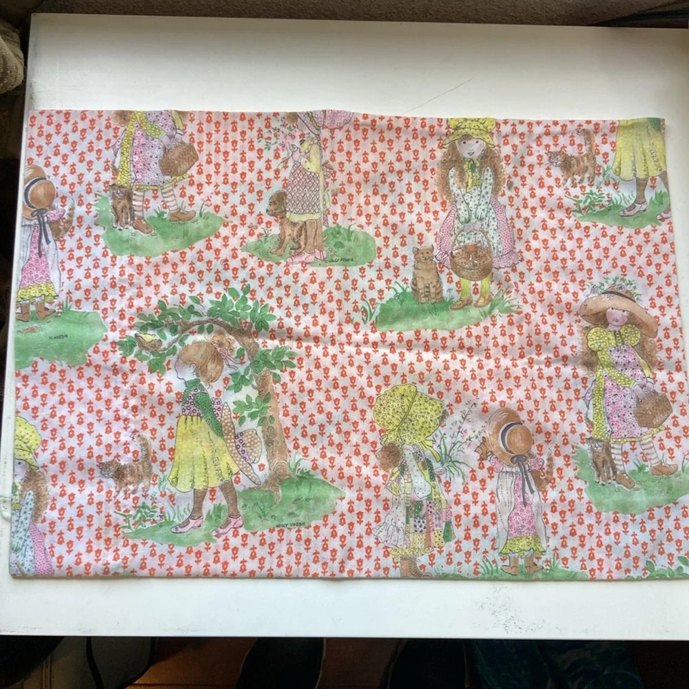 Vintage Holly Hobbie small pillowcase - Picture 4 of 4
